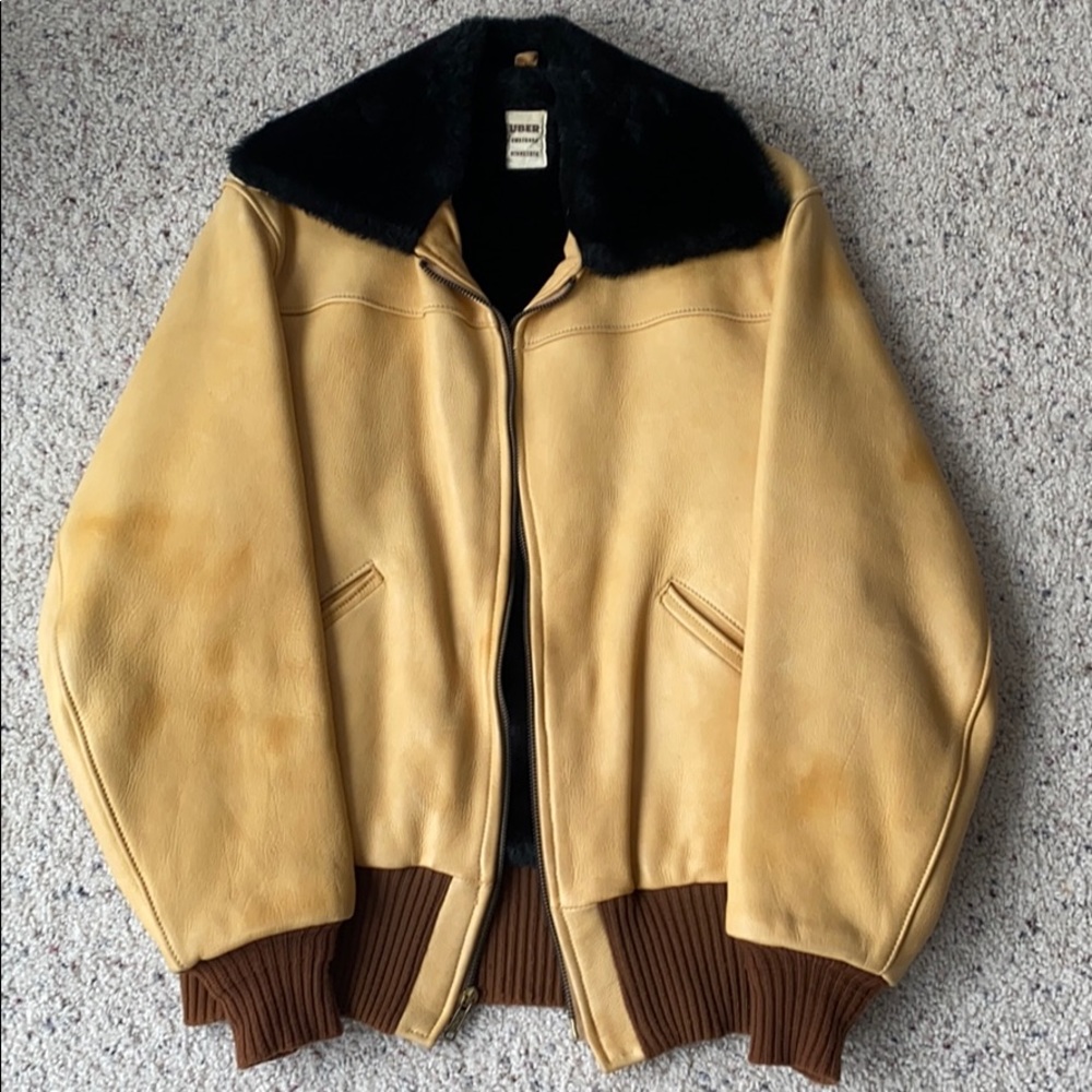Custom made deer skin coat